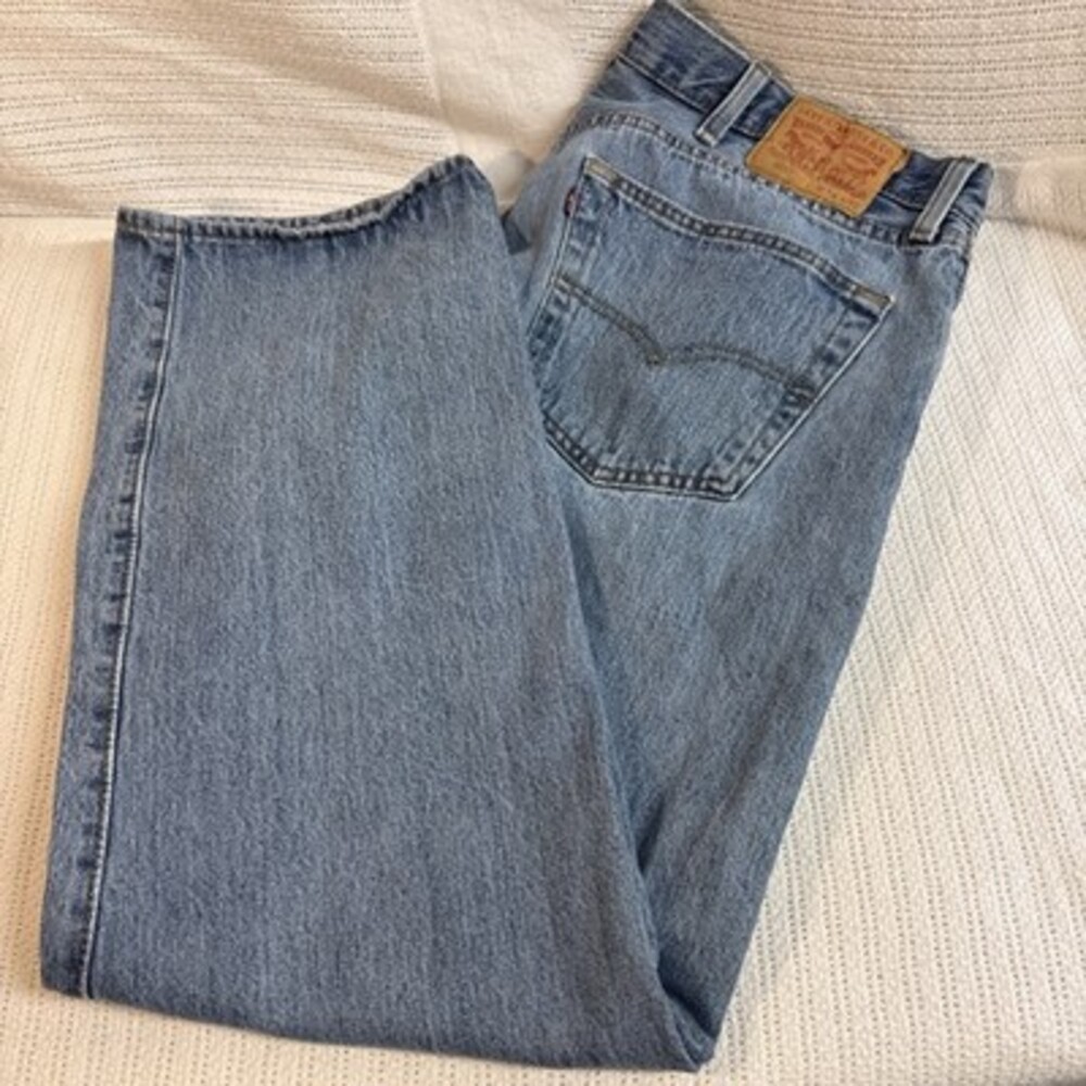 Levi’s 501 Denim Jeans Medium Wash Size 38/30 Button Fly